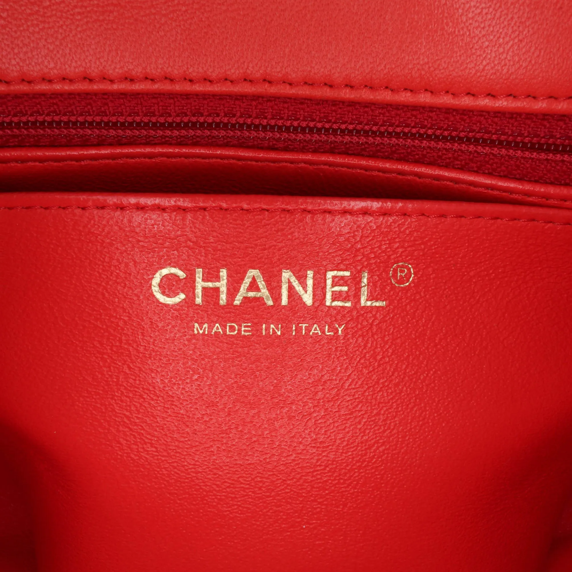 Mini Square Classic Lambskin Single Flap