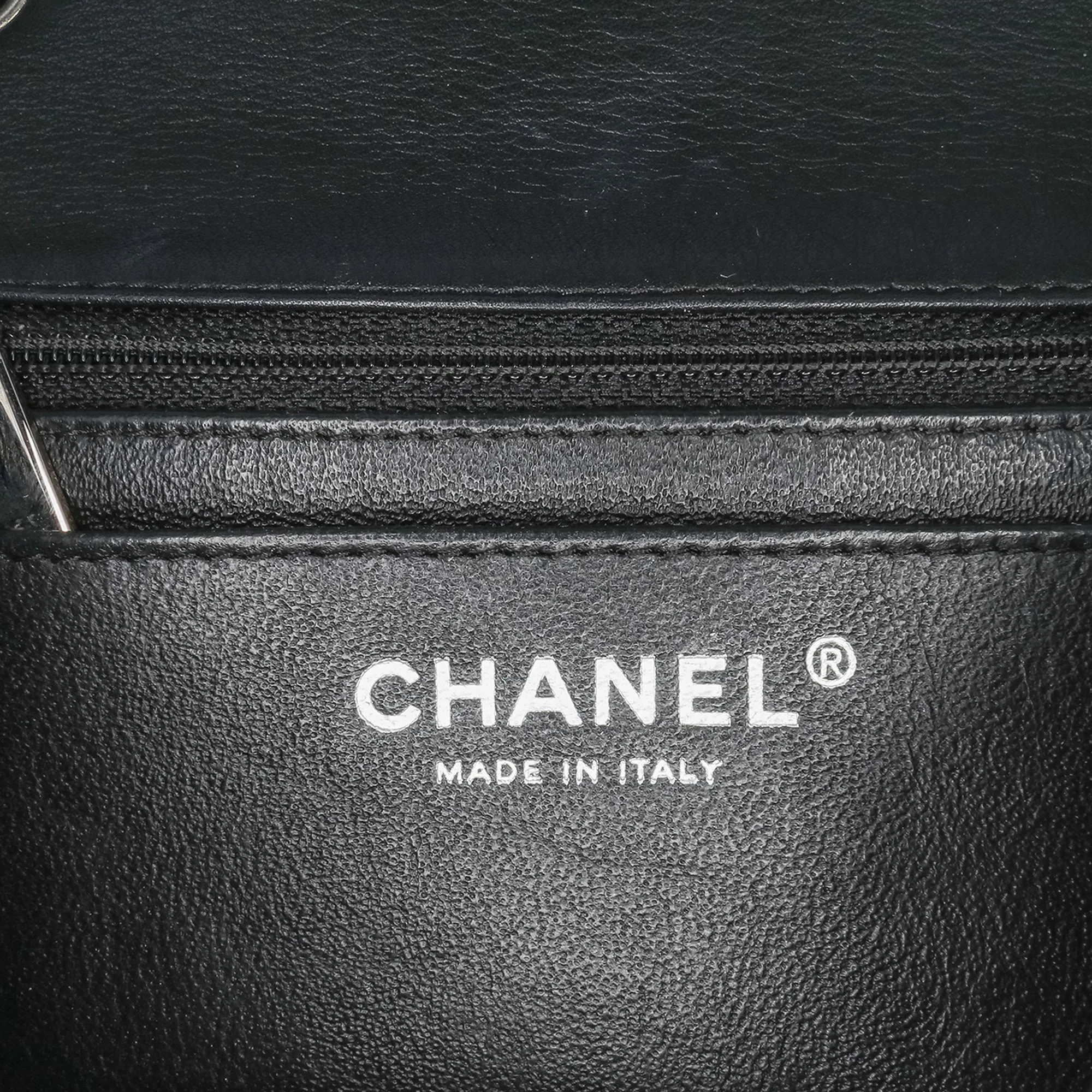 Mini Square Classic Patent Single Flap