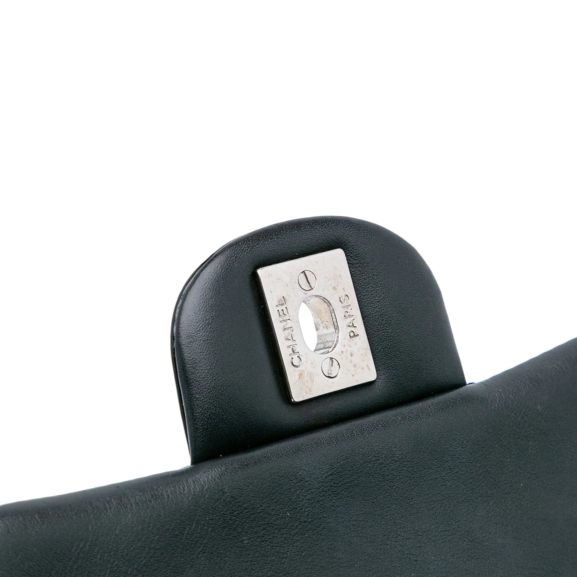 Mini Square Classic Patent Single Flap