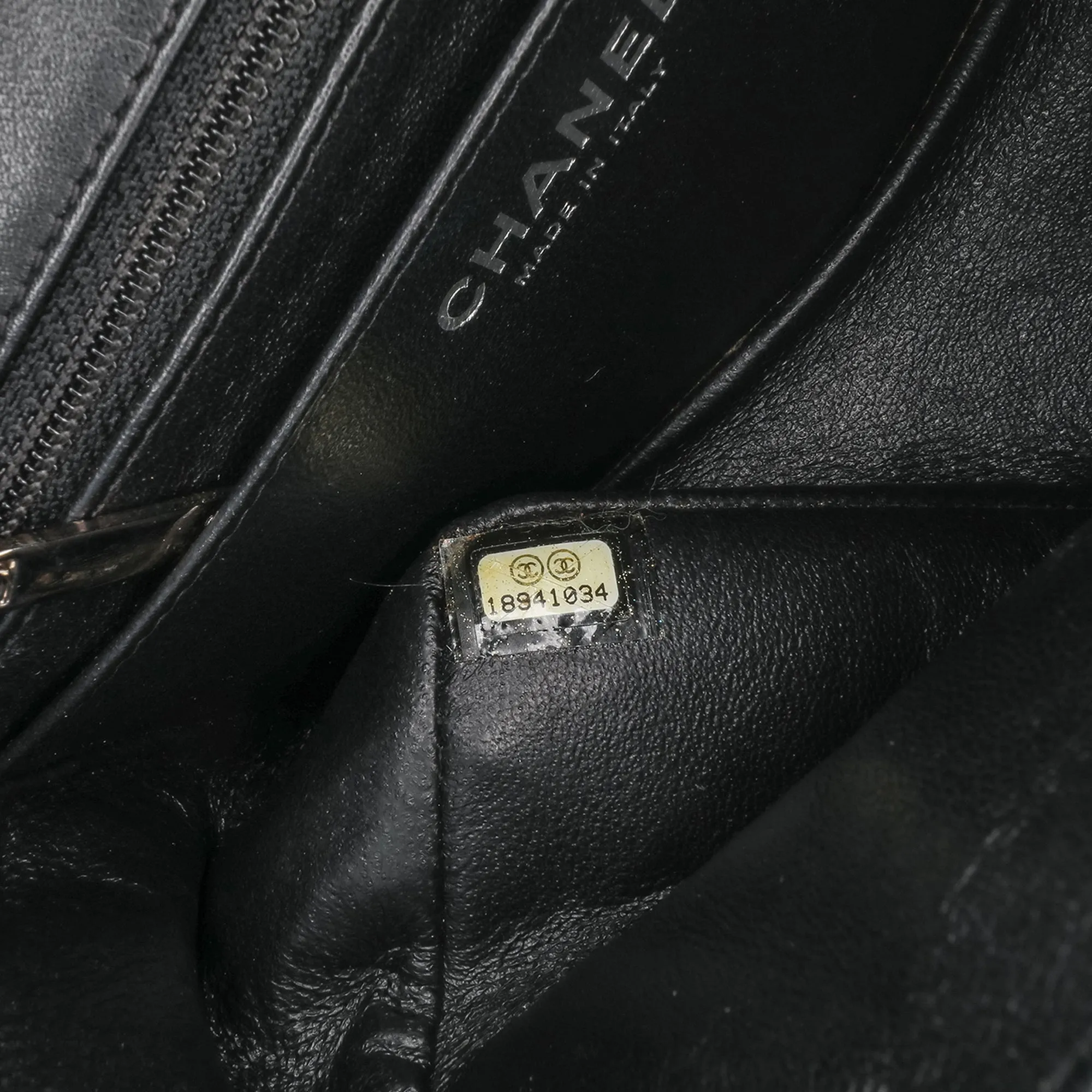 Mini Square Classic Patent Single Flap