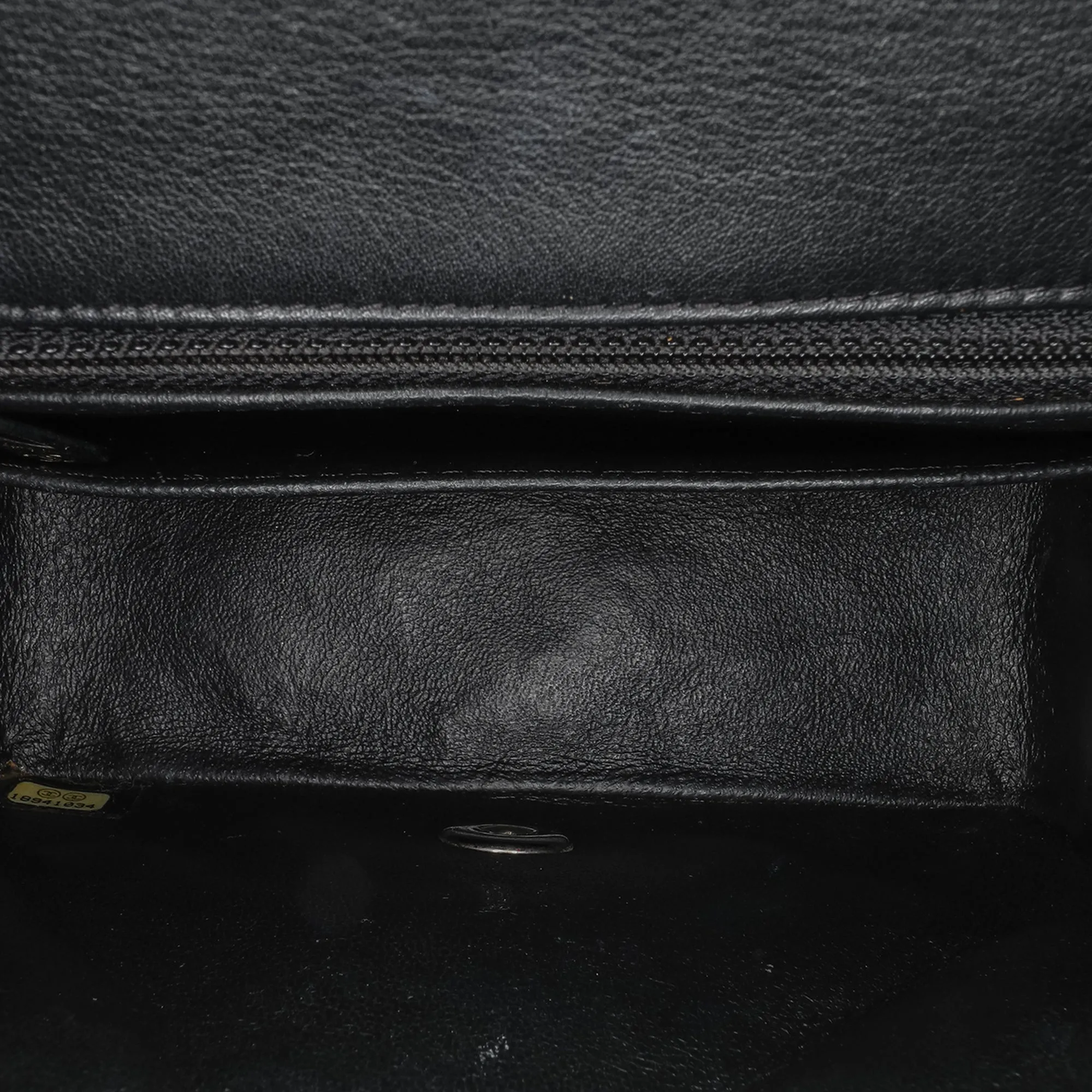 Mini Square Classic Patent Single Flap