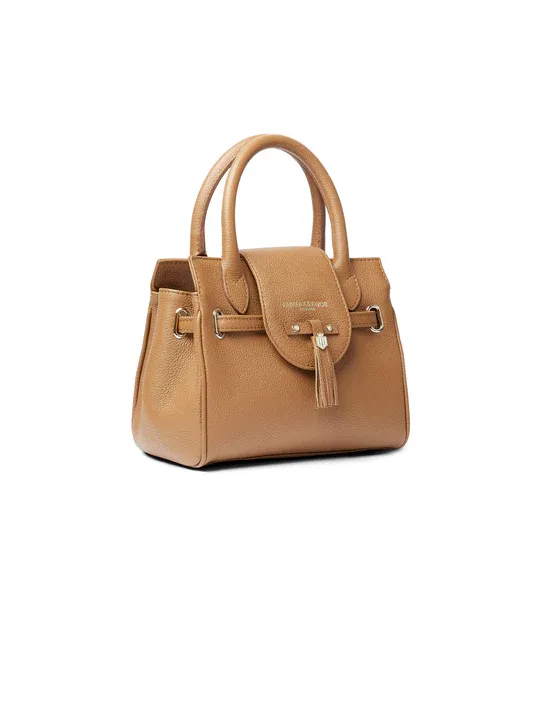 Mini Windsor Handbag Black Leather