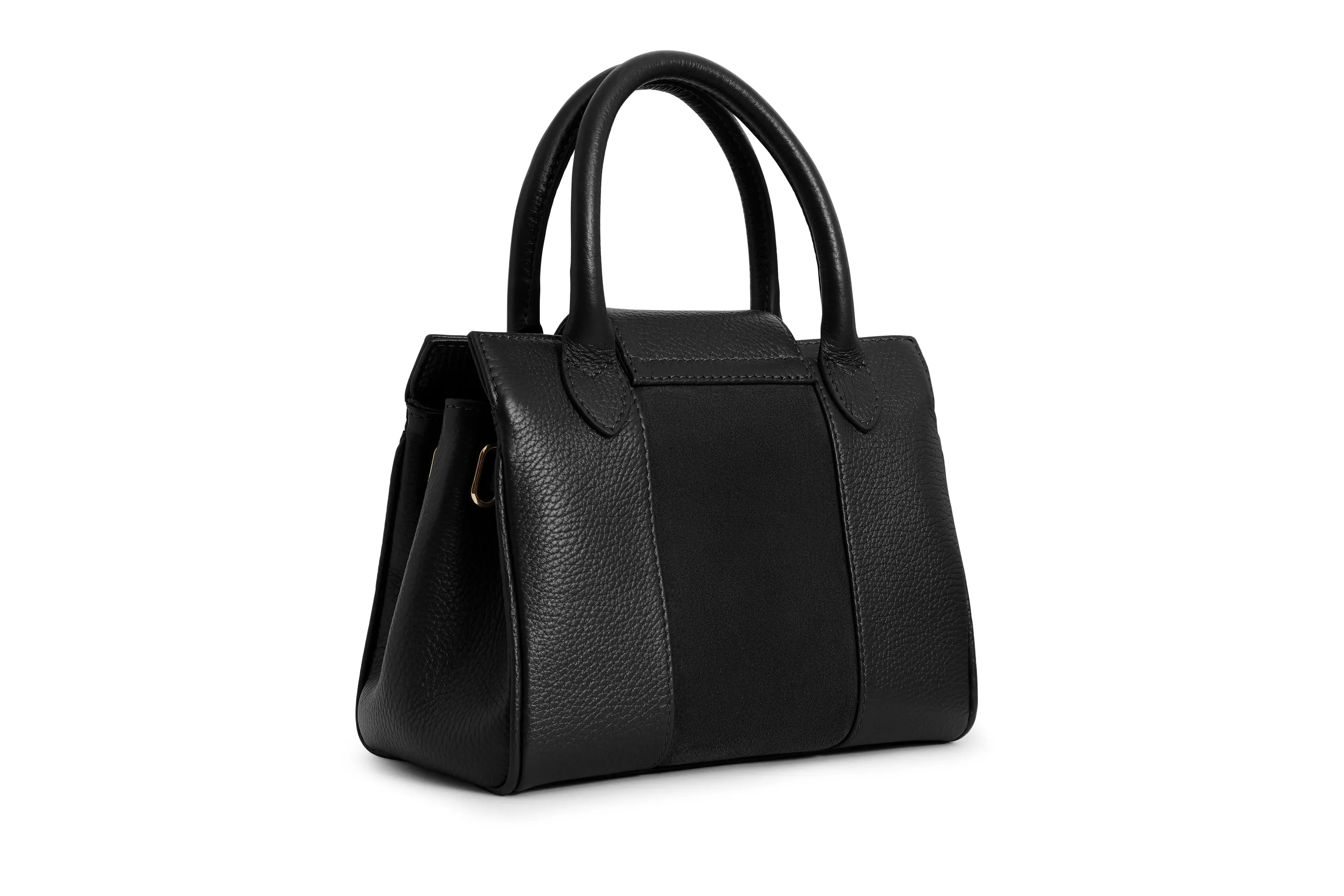 Mini Windsor Handbag Black Leather