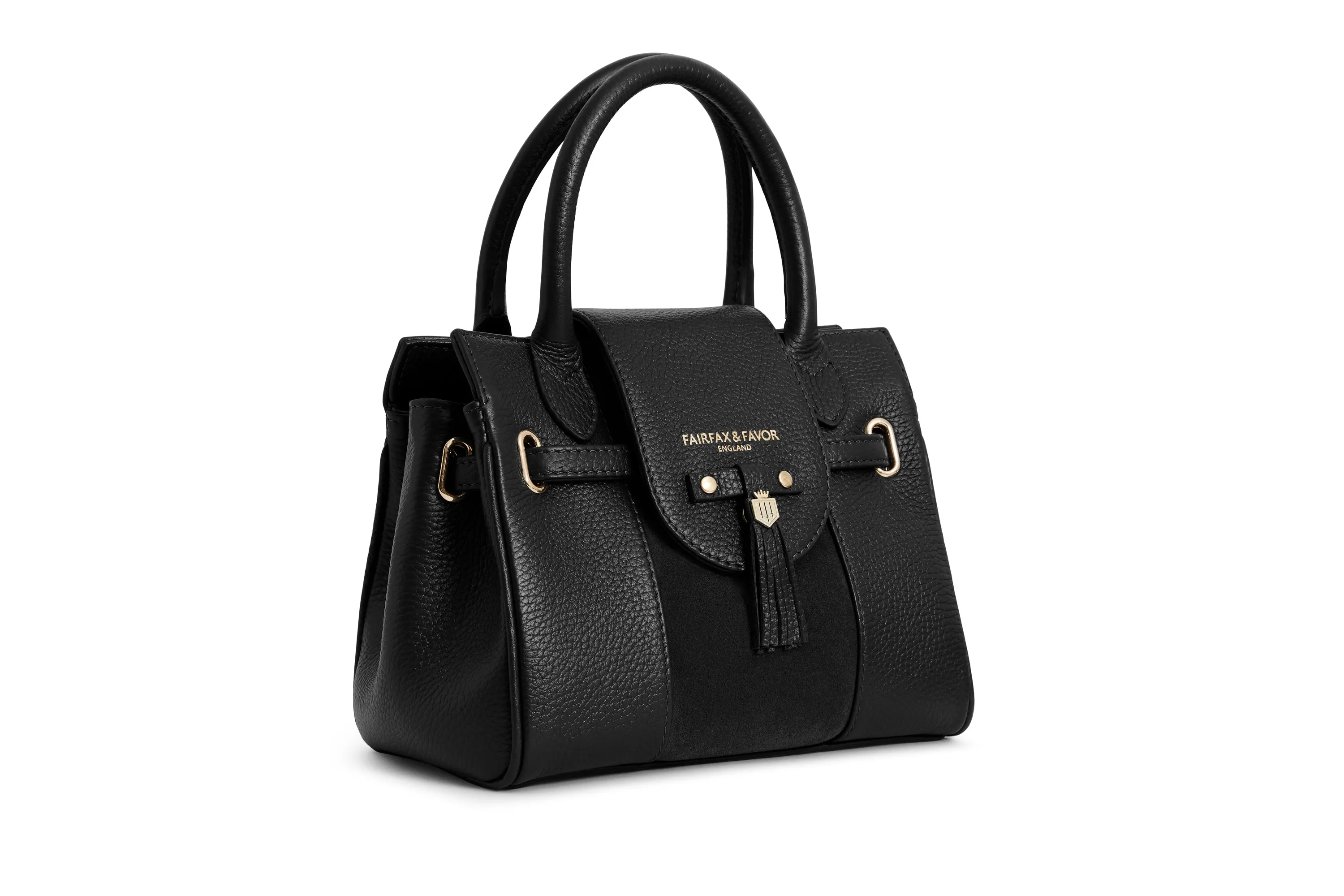 Mini Windsor Handbag Black Leather