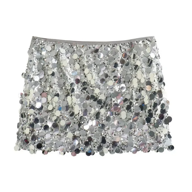 Miniskirt | High Waist | Sparkle