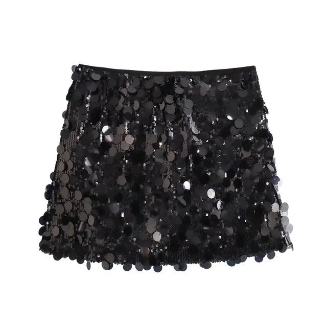 Miniskirt | High Waist | Sparkle
