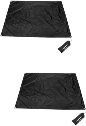 Mipcase 2 Pcs Backpacking Mat Multi-Purpose Camping Pad Sheet Lightweight Waterproof Comfortable for Warm Weather
