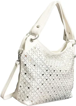 Mirror Rhinestone Bling Purse