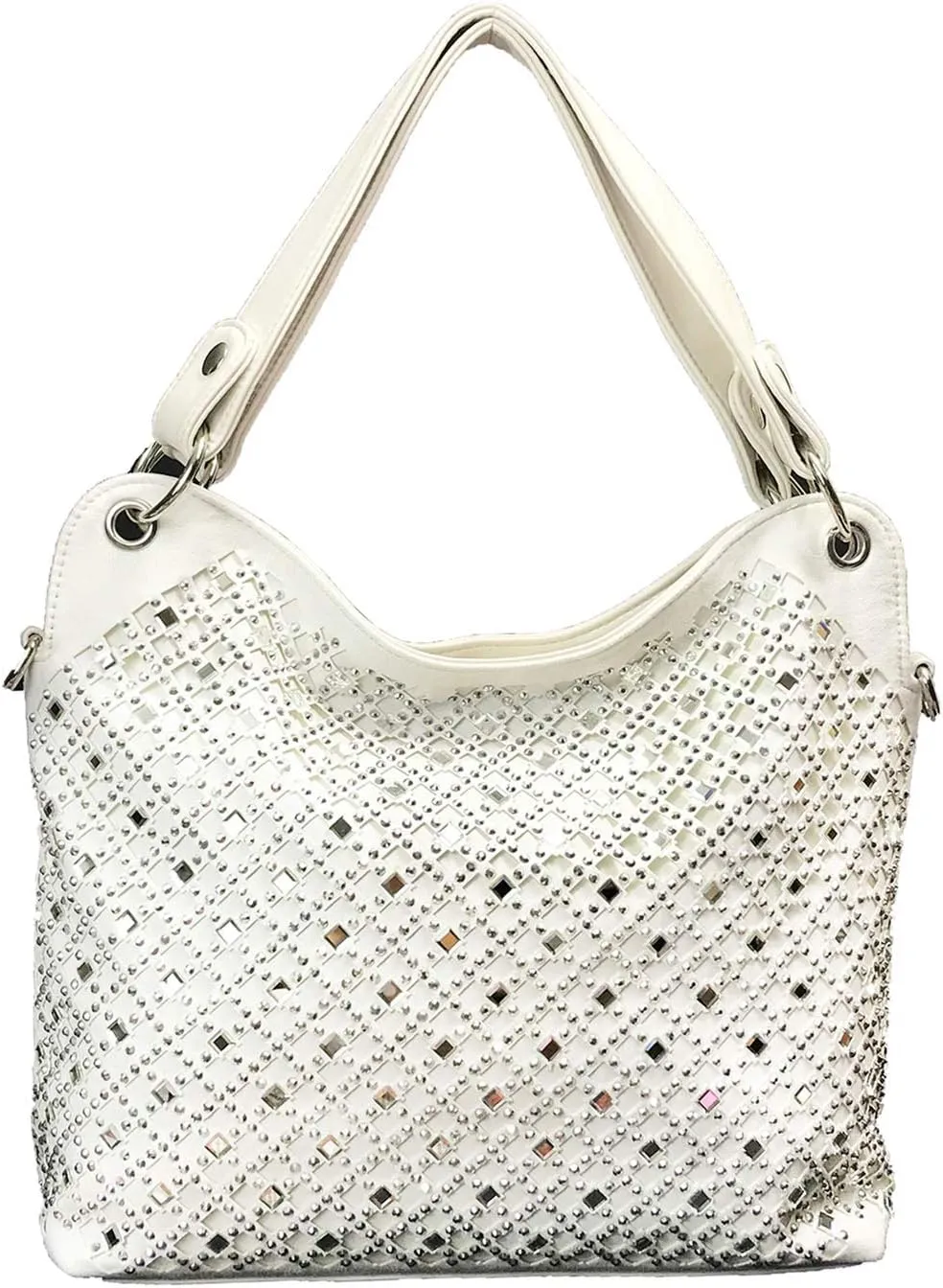 Mirror Rhinestone Bling Purse