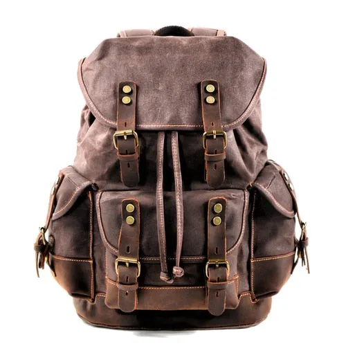Model 13 MUCHUAN Leather Backpack