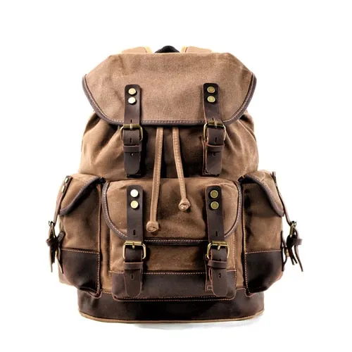 Model 13 MUCHUAN Leather Backpack