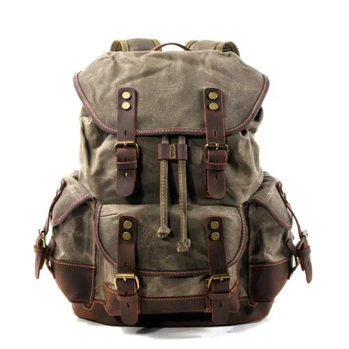 Model 13 MUCHUAN Leather Backpack