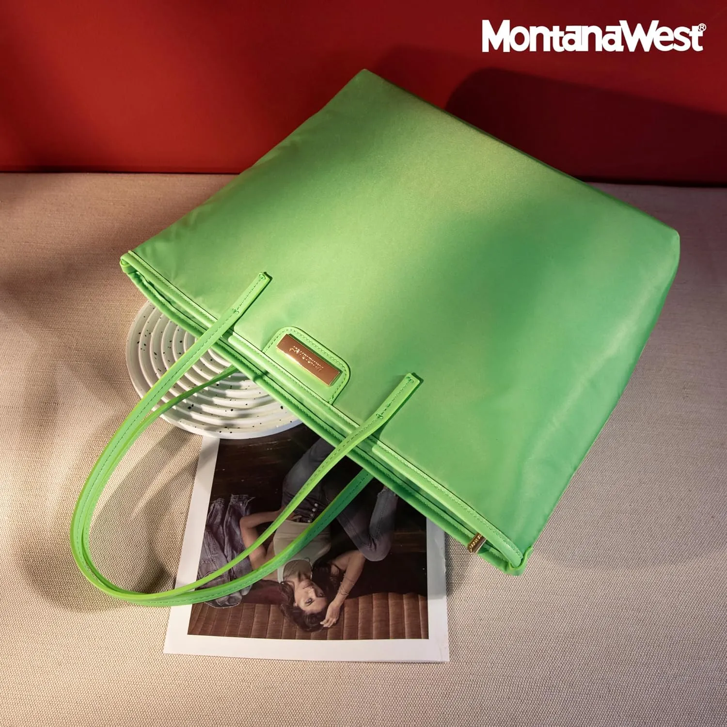 Montana West Nylon Tote Handbags Waterproof Shoulder Purse for Women