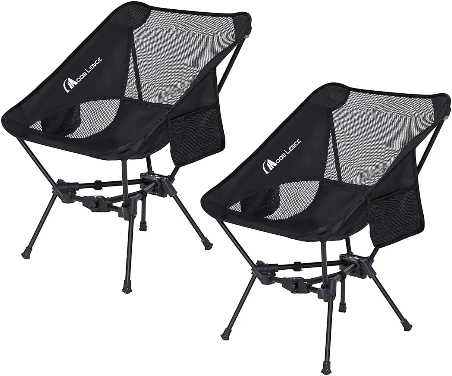 MOON LENCE Portable Camping Chair Backpacking Chair - The 4th Generation Ultralight Folding Chair - Compact, Lightweight Foldable Chairs for Hiking Mountaineering, Beach