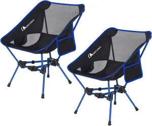 MOON LENCE Portable Camping Chair Backpacking Chair - The 4th Generation Ultralight Folding Chair - Compact, Lightweight Foldable Chairs for Hiking Mountaineering, Beach