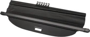 Motoforti Car Trunk Retractable Cargo Cover for Mitsubishi Outlander Electric Tailgate 2022 2023 Retractable Rear Trunk Parcel Shelf, Canvas, Black Carbon Fiber
