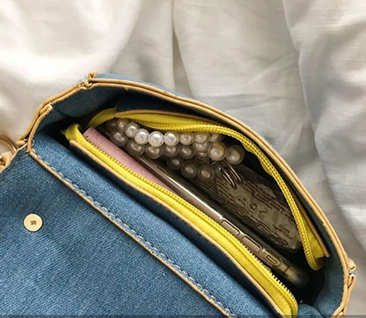 Motorcycle Jacket Shoulderbag PU Leather Handbag Punk Style Crossbody Bag Rivet Purse Lapel Collar Bag with Chain