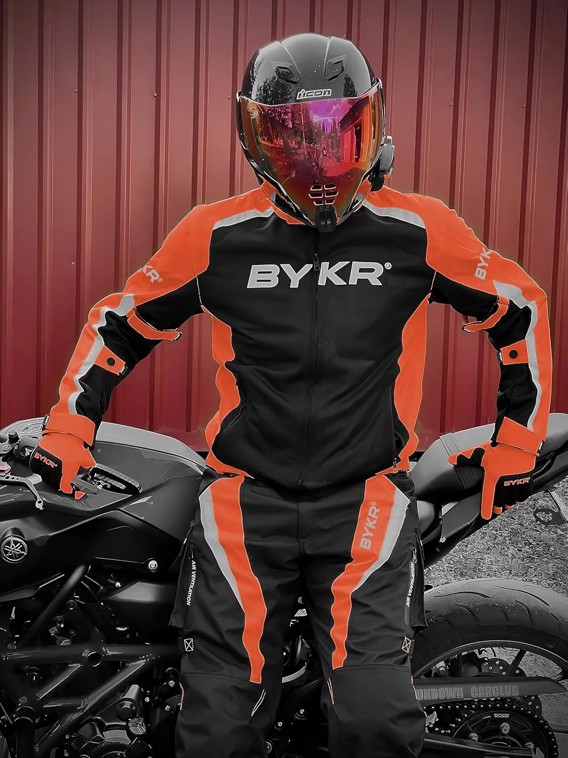 Motorcycle Pants for Men and Women Armored Cordura Overpants Enduro ATV Dual Sports Motocross Cargo Work Touring