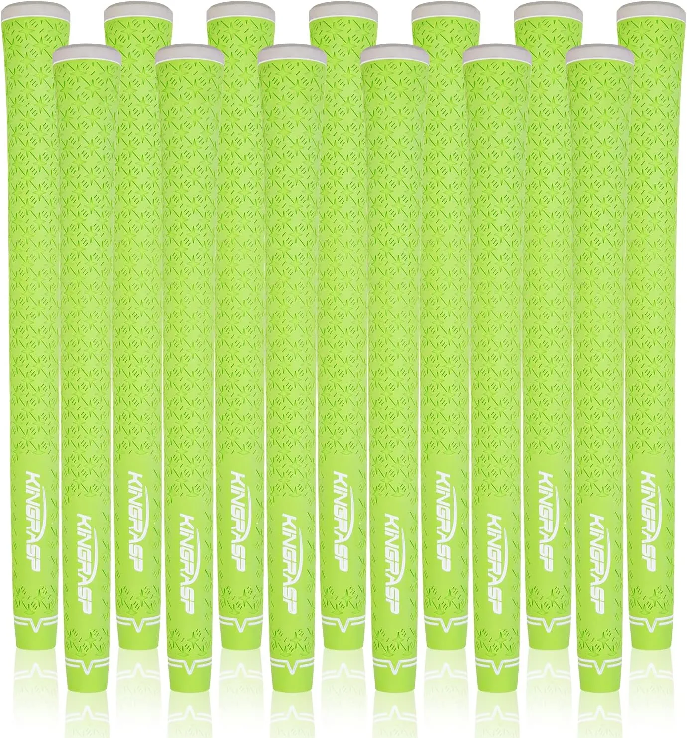 Multi Compound Golf Grips，13 Grips Set,Soft Rubber Golf Clubs Grips, Anti-Slip Ecological Cotton Yarn Thread Technology,Midesize Standard Size,6 Colors Optional