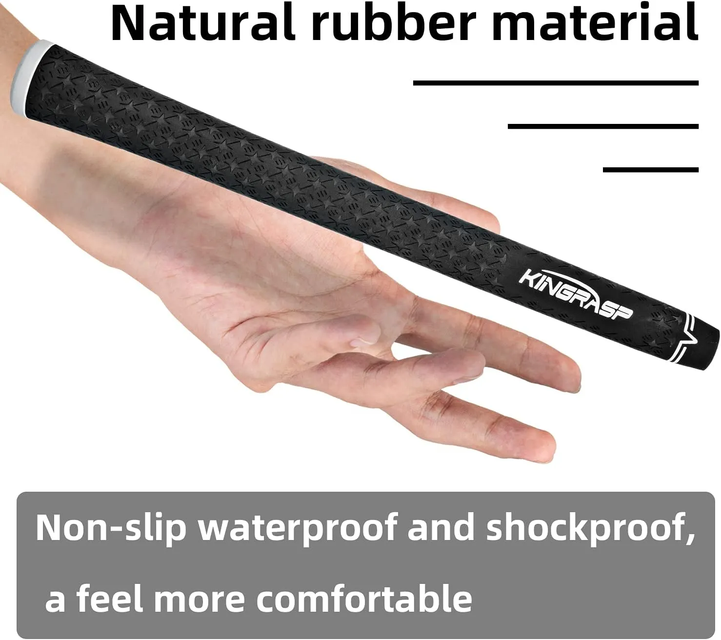 Multi Compound Golf Grips，13 Grips Set,Soft Rubber Golf Clubs Grips, Anti-Slip Ecological Cotton Yarn Thread Technology,Midesize Standard Size,6 Colors Optional