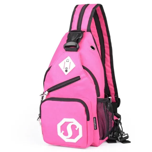 Multi-functional Chest Zipper Bag
