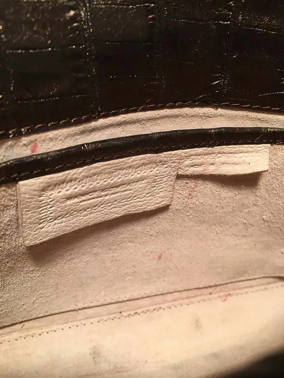 Nancy Gonzalez Bronze Brown Crocodile Clutch