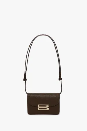Nano Dorian Bag In Khaki Grained Leather