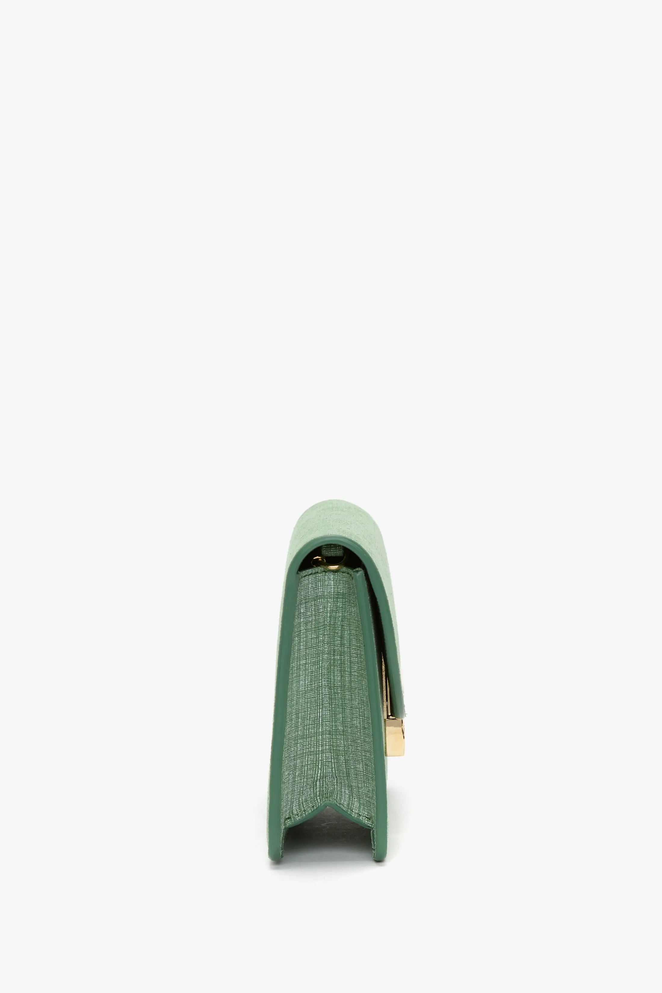 Nano Dorian Bag With Chain In Light Green Chambray Effect Suede
