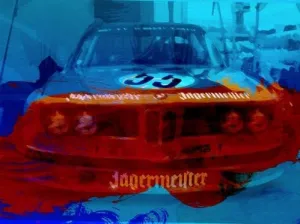NAXART BMW Jagermeister Unstretched Canvas Poster Print 27.5"x36"