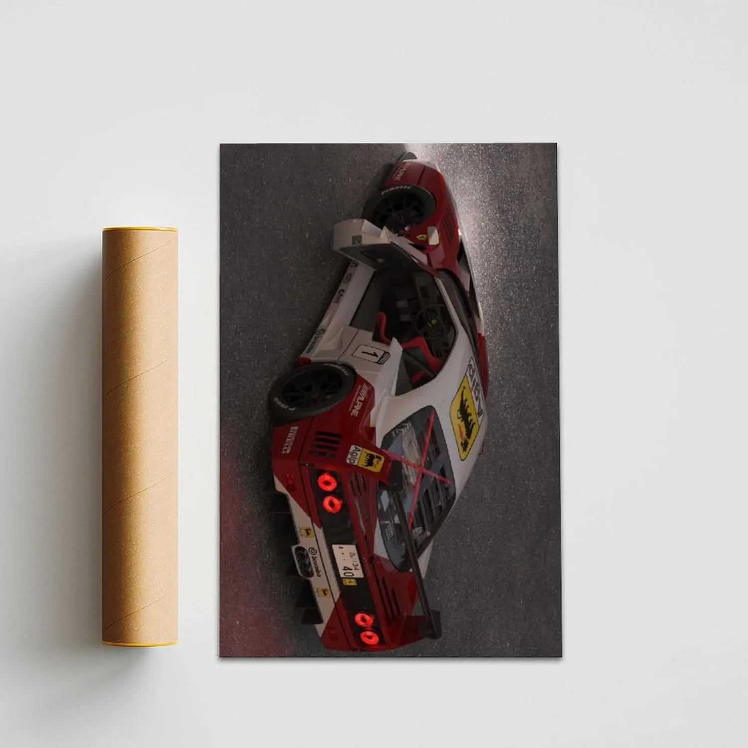 NBHYK Marlboro F1 Posters Formula 1 Poster For Walls Racing Car Wall Art For Home Decor Office Decor Unframe-style 12x18inch(30x45cm)