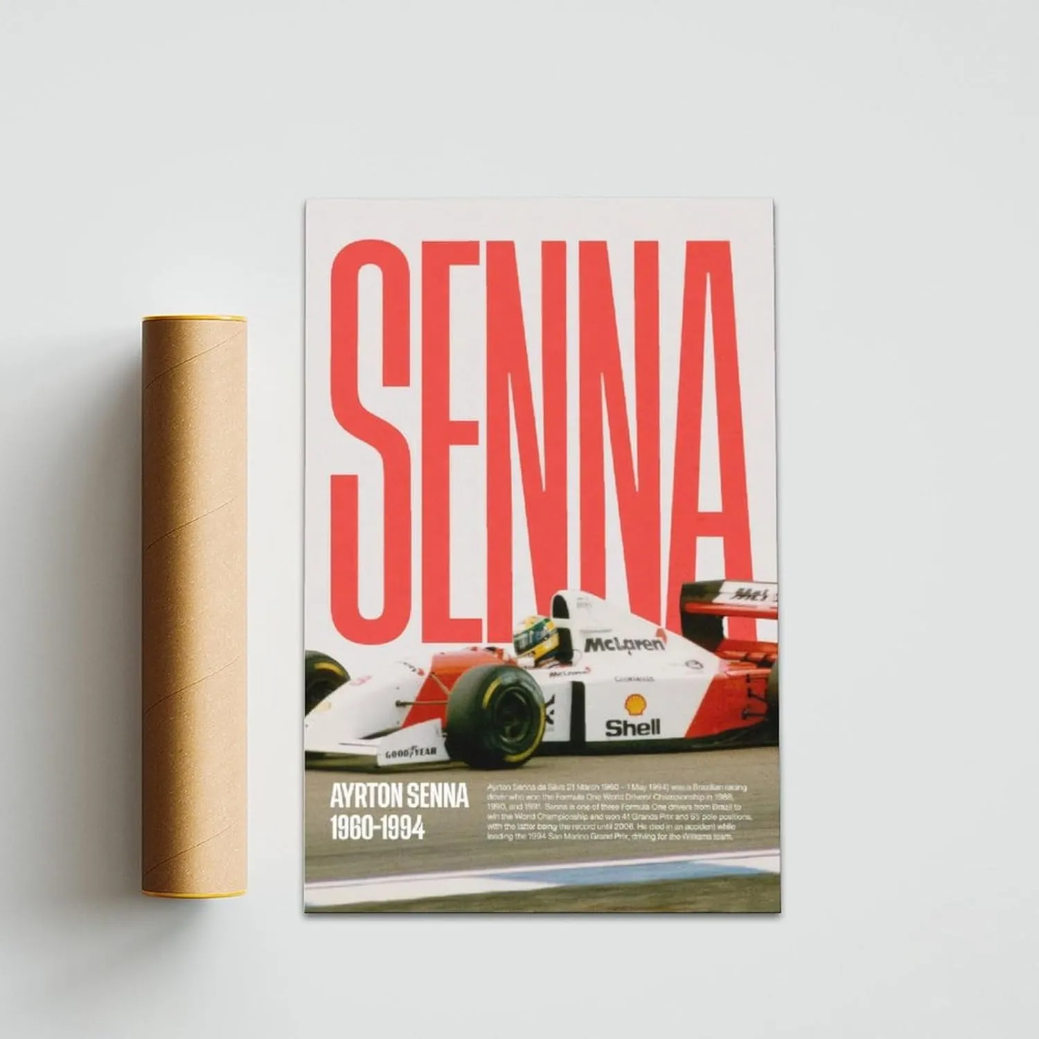 NBHYK Marlboro F1 Posters Formula 1 Poster For Walls Racing Car Wall Art For Home Decor Office Decor Unframe-style 16x24inch(40x60cm)