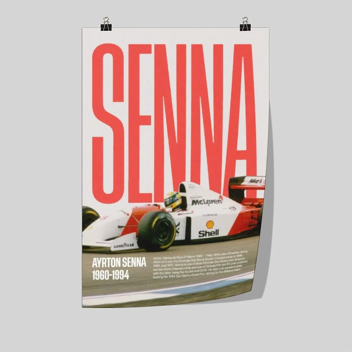NBHYK Marlboro F1 Posters Formula 1 Poster For Walls Racing Car Wall Art For Home Decor Office Decor Unframe-style 16x24inch(40x60cm)