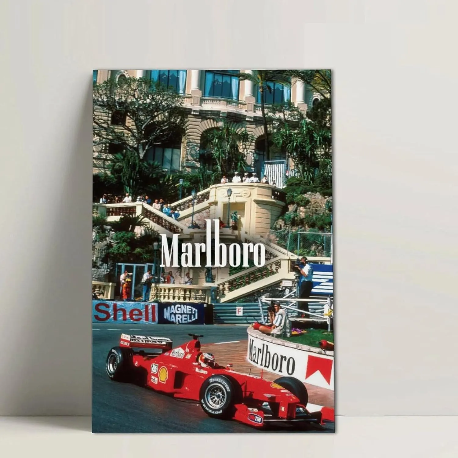 NBHYK Marlboro F1 Posters Formula 1 Poster For Walls Racing Car Wall Art For Home Decor Office Decor Unframe-style 24x36inch(60x90cm)