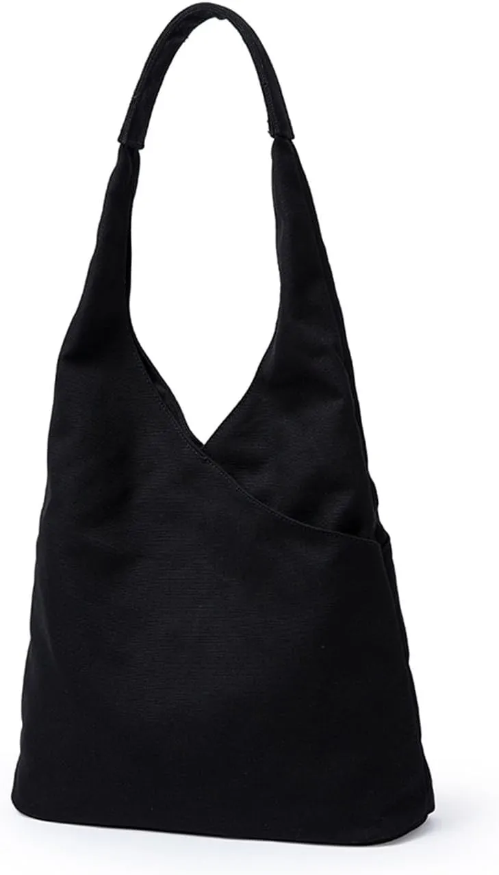 Net celebrity personality portable bucket bag female Japanese large-capacity canvas bag female shoulder art