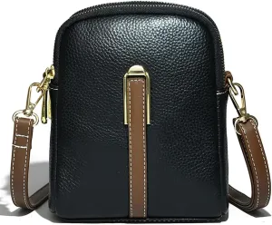 New Lychee Grain Leather Phone Bag, Women Small Cross Body Bag, Fashion Travel Wallet for Women