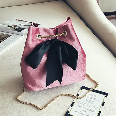 New Solid Chain Women Handbags