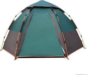 NIEH Tent,Camping pop-upSetting Hydraulic Thickened Rainproof 5-8 People Camping Travel Color:Green