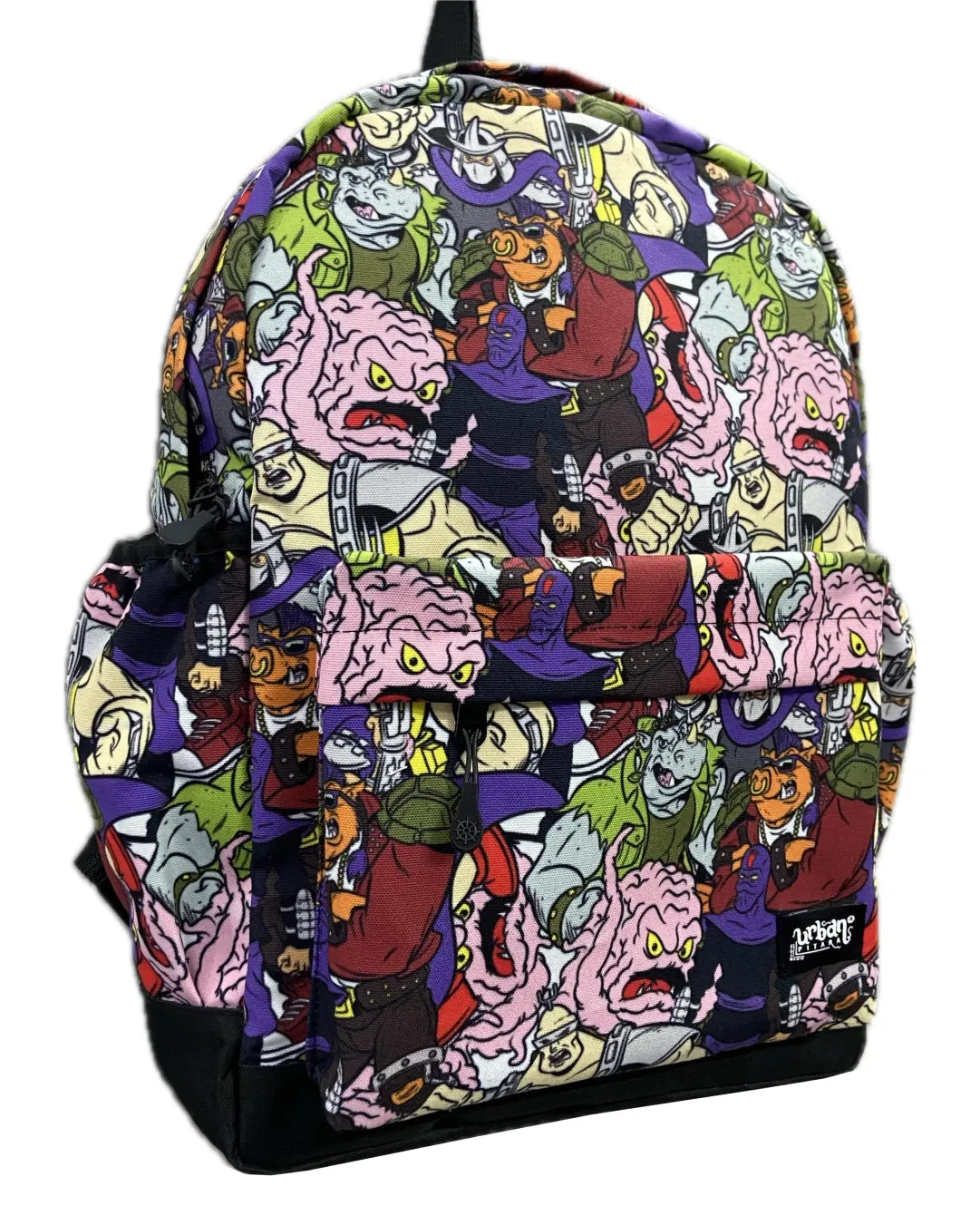 Ninja Turtles Enemies United Canvas Backpack