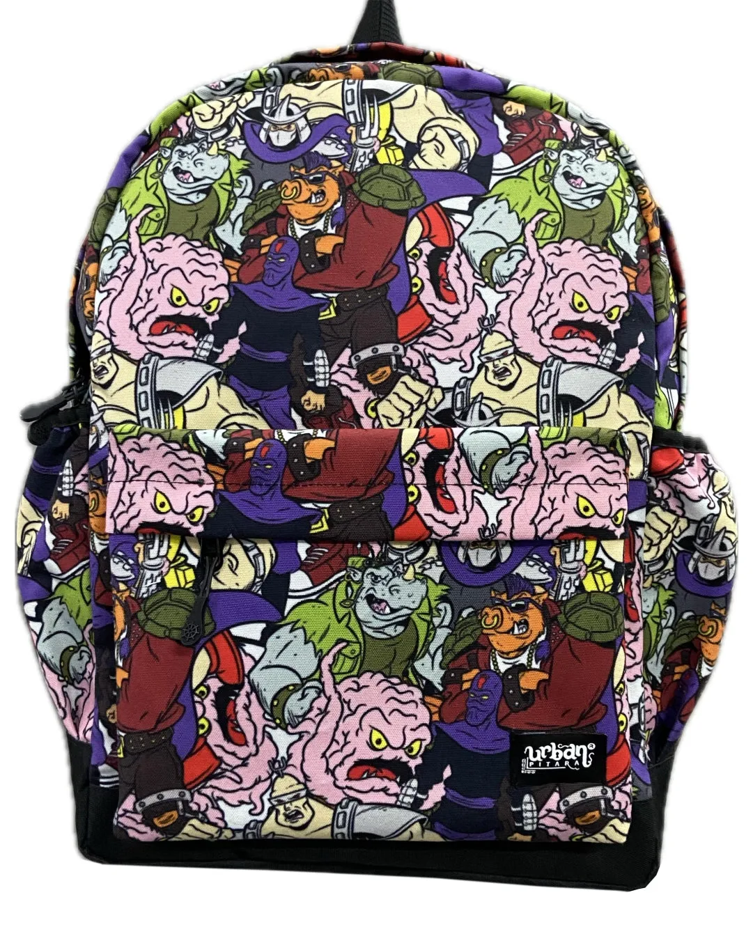 Ninja Turtles Enemies United Canvas Backpack
