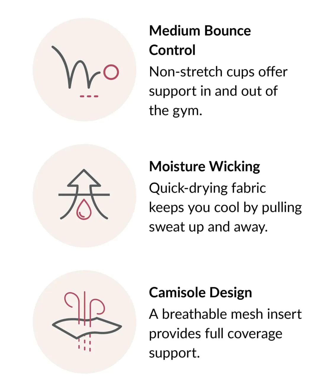 No-Bounce Cami Wire-Free Sports Bra