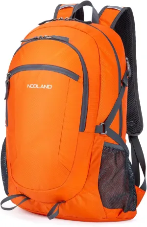 NODLAND Light Weight Packable Backpack for Travel Hiking 45L Foldable Water-Resistant Daypack Hydration Rucksack