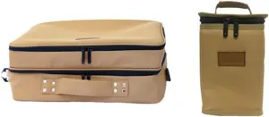 NUEAYMS Outdoor Cassettes Stove Tanks Storage Bag Camping Supply Storage Handbag Oxford Cloth Stove Canister Pots Bag
