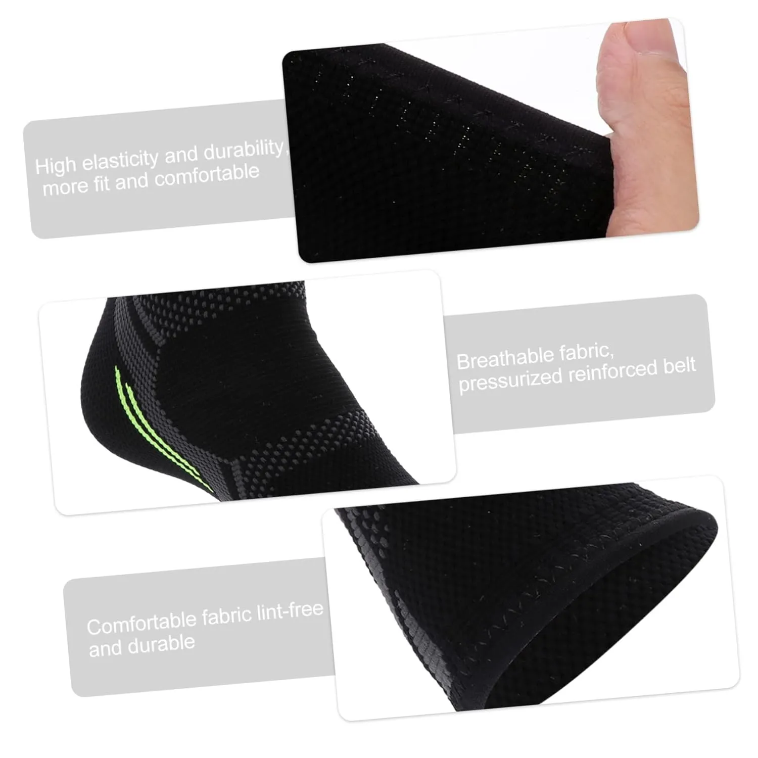 Nylon Ankle Support Brace Comfortable Breathable Ankle Sock for Sprain Prevention for Sports Like Basketball Jump Rope