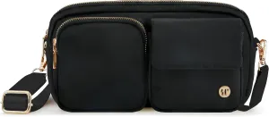 Nylon Crossbody Bag Small Purses for Women Crossbody Shoulder Bags with RFID Blocking Pocket Traveling Workout