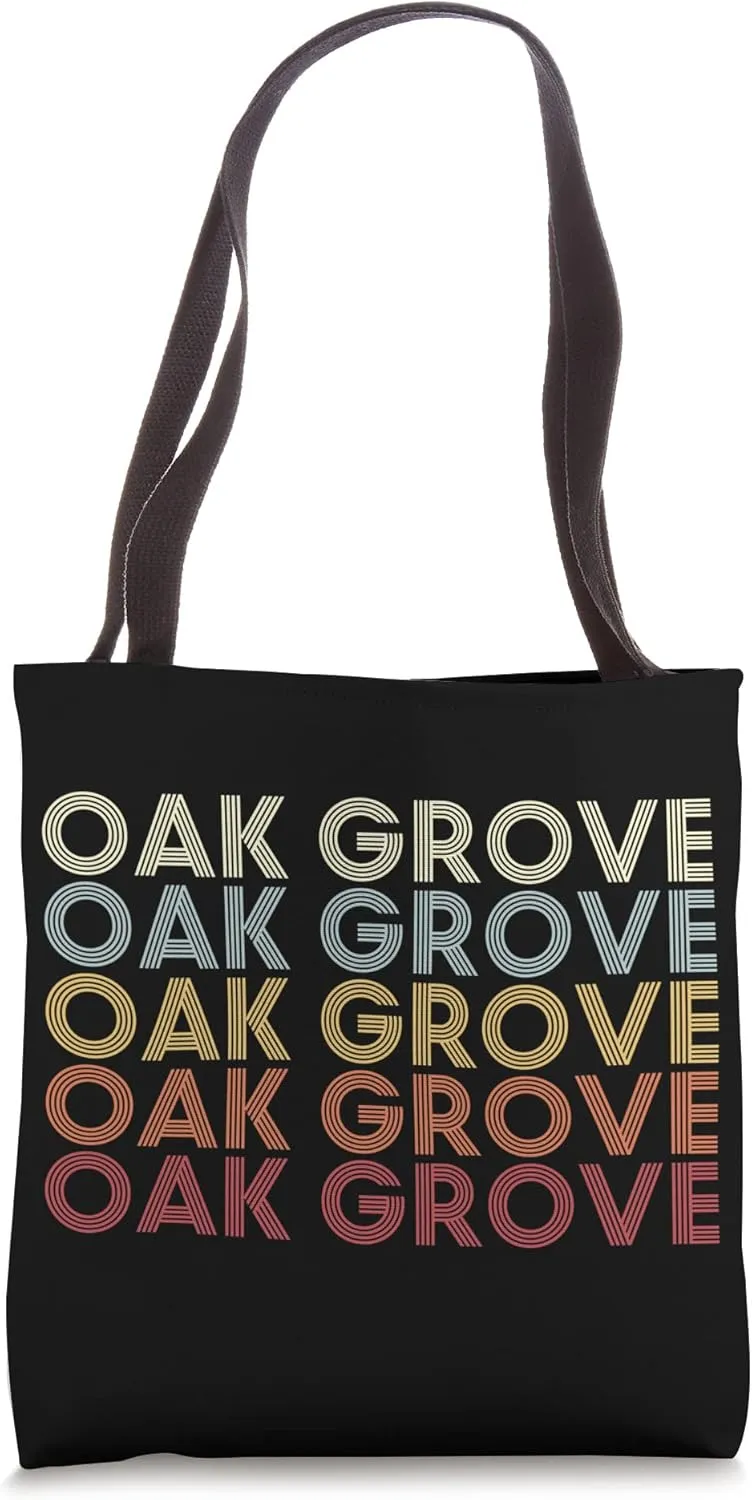 Oak Grove Mississippi Oak Grove MS Retro Vintage Text Tote Bag
