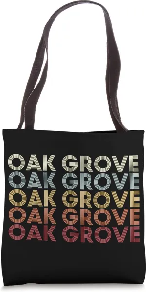Oak Grove Mississippi Oak Grove MS Retro Vintage Text Tote Bag