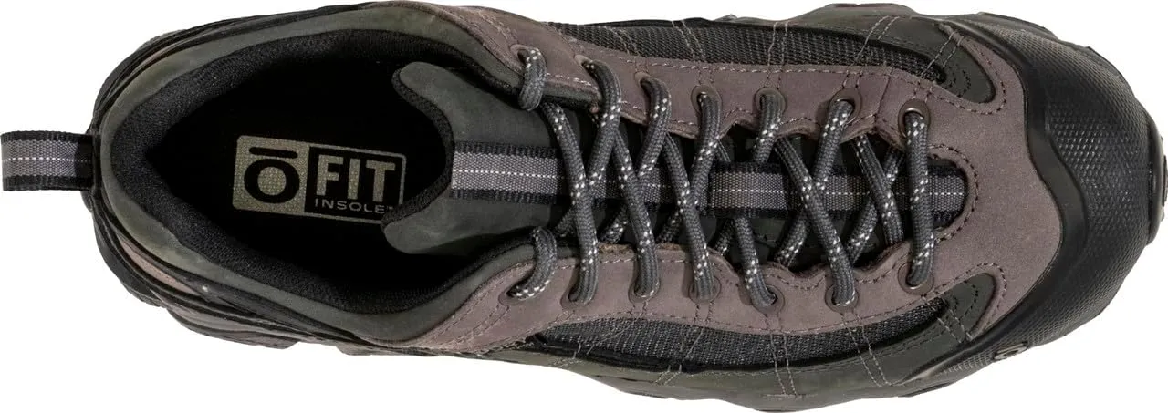 Oboz Men's Firebrand II Low B-Dry, Gray, 10 Wide