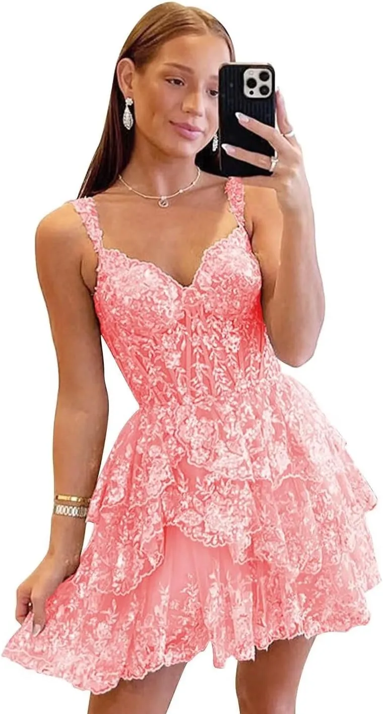Off Shoulder Sequin Homecoming Dresses for Teens A-line Gilter Short Prom Cocktail Party Dress