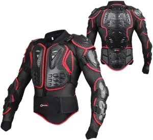 OHMOTOR Motorcycle Body Protective Jacket Armor Men, Motocross Riding Protective Gear,ATV Dirt Bike Chest Spine Protector