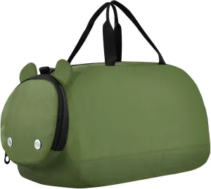 Olivedrab Girl's Gym Duffel Bag with Shoes Compartment Multifunctional Kids Overnighter Duffel Bags for Travel, Sports, Duffel, Weekender